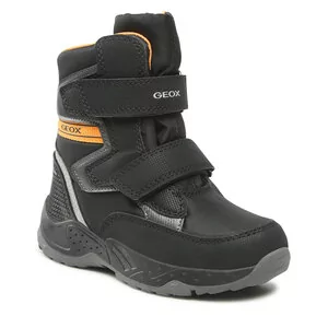 Buty dla dziewczynek - Śniegowce Geox - J Sentiero B. B Abx B J26FSB 0FUCE C0054 S Black/Yellow - grafika 1