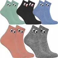 Skarpetki damskie - ﻿5x PAR STOPKI damskie Skarpetki niskie Bawełniane - miniaturka - grafika 1