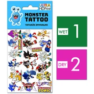 Zabawki kreatywne - TATUAŻE ZMYWALNE DLA DZIECI SONIC WZORY ORYGINALNE - miniaturka - grafika 1