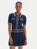 Swetry damskie - Guess Sweter V6RR02 Z4652 Granatowy Regular Fit - miniaturka - grafika 1