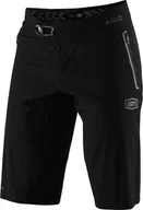 Spodenki rowerowe - 100% Szorty męskie 100% CELIUM Shorts black roz.30 44 EUR NEW 2021 - miniaturka - grafika 1
