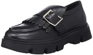 Bluzy damskie - Geox Damska bluza D Vilde Loafer, czarny, 41 EU - miniaturka - grafika 1