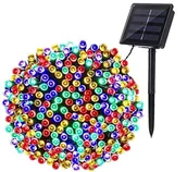 Oświetlenie świąteczne - Solarne Świąteczne Lampki Łańcuchowe, Brizlabs, 21,9 M, 200 Led, Zasilane Energią Słoneczną, Ogród, Łańcuch Świetlny, Wodoodporny, 8 Trybów, Zewnętr.. - miniaturka - grafika 1