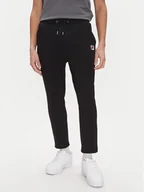 Spodnie sportowe męskie - Fila Spodnie dresowe Lobbes FAM0922 Czarny Tapered Fit - miniaturka - grafika 1