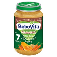 Dania dla dzieci - BoboVita Kaszotto! Kasza bulgur z soczewicą i dynią po 7 miesiącu 190 g - miniaturka - grafika 1
