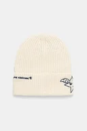 Czapki damskie - Rossignol czapka z kaszmirem JCC kolor beżowy RLOWH07 - miniaturka - grafika 1