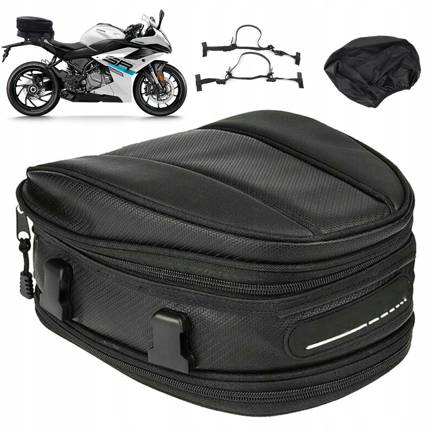 Torba motocyklowy na siedzenie 10L wielofunkcyjna plecak
