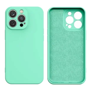 Silicone case etui Samsung Galaxy A54 5G silikonowy pokrowiec miętowozielone - Etui i futerały do telefonów - miniaturka - grafika 1