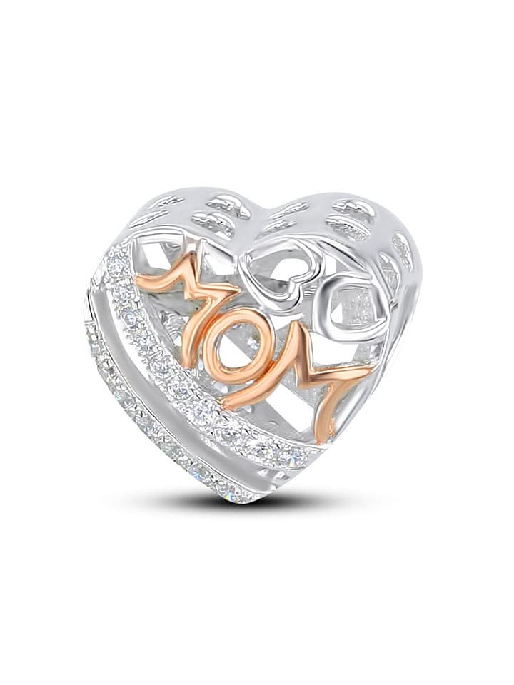 CHARM'S Pozłacany charms z cyrkoniami