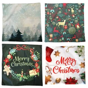 Poszewka dekoracyjna Merry 40 x 40 cm mix wzorów - Poszewki na poduszki - miniaturka - grafika 1