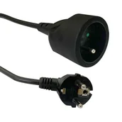 Przedłużacze i rozgałęźniki - Przedłużacz 1gn z/u 10m czarny DPM - miniaturka - grafika 1