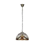 Lampy sufitowe - MARSALA LAMPA WISZĄCA 25 PATYNOWY 1X60 E27 KLOSZ WITRAŻOWY - miniaturka - grafika 1