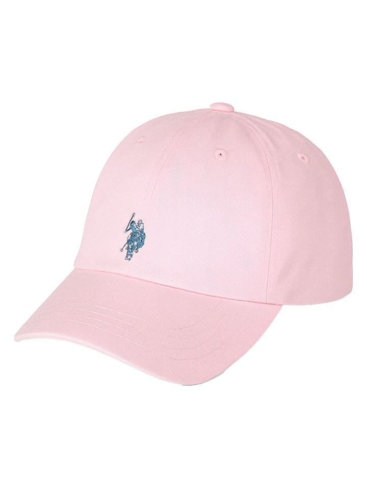 U.S. Polo Assn. Czapka golfowa w kolorze jasnoróżowym