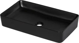 Umywalka ceramiczna HERO czarna matowa - Umywalki - miniaturka - grafika 1