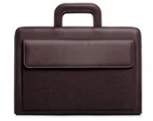 Teczki i aktówki - TECZKA KONFERENCYJNA BIWUAR A4 SOLOME BRĄZOWA - miniaturka - grafika 1