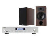 Zestawy stereo - Rotel A14 MkII (srebrny) + Tesi 3 (mokka) - miniaturka - grafika 1