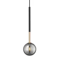 Lampy sufitowe - Kulista lampa zwis Arcturus P0574-01F-SDFZ Zumaline dymiony złoty czarny - miniaturka - grafika 1