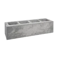 Cegły, pustaki, bloki - ZIEL-BRUK Bloczek słupkowy 80x20x20 cm kremowo-szary Shot - miniaturka - grafika 1