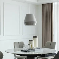 Lampy sufitowe - Lampa wisząca LED Lucande Mynoria, szary, aluminium, Ø 35 cm - miniaturka - grafika 1