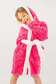 Szlafroki dla dzieci - Dziewczęcy szlafrok Króliczek różowy 98/104 - miniaturka - grafika 1