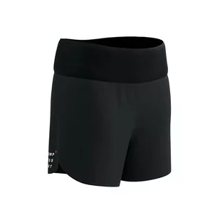 COMPRESSPORT Spodenki biegowe damskie PERFORMANCE SHORT black - Spodnie sportowe damskie - miniaturka - grafika 2