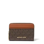 Portfele - Michael Kors SM ZA Coin Card Case, torebka damska, Brn/Acorn - miniaturka - grafika 1