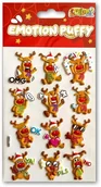 Szkolne artykuły papiernicze - Naklejki puffy Emotion Reindeers - miniaturka - grafika 1