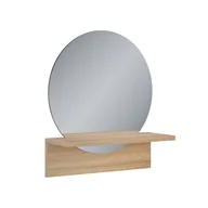 Lustra - Vicco Lustro łazienkowe Elyra, Złoty dąb energetyczny, 40 x 47.5 cm z półką - miniaturka - grafika 1