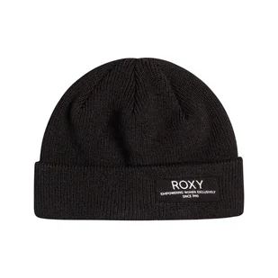 Damska Czapka zimowa ROXY FOLKER HDWR KVJ0 ERJHA04009-KVJ0 – Czarny - Czapki damskie - miniaturka - grafika 1