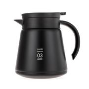 Dzbanki i imbryki - Hario Server Insulated Stainless Steel V60-03 Czarny 800ml 6092-uniw - miniaturka - grafika 1