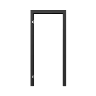Ościeżnica regulowana do skrzydeł bezprzylgowych Vector 80 lewa czarna 95-115 mm Porta - Ościeżnice - miniaturka - grafika 1