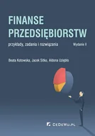 Ekonomia - CeDeWu Finanse przedsiębiorstw przykłady zadania i rozwiązania - Beata Kotowska, Jacek Sitko, Aldona Uziębło - miniaturka - grafika 1