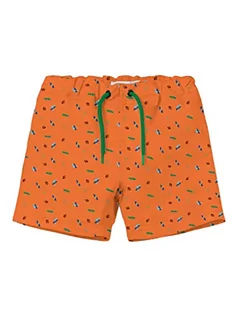 Kąpielówki dla chłopców - Name It Nmmzimmi Long Swim Shorts TB szorty kąpielowe Chłopcy, Vibrant Orange, 80 - grafika 1