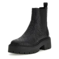 Botki damskie - Damskie Sztyblety GUESS SHUZE FLTSHUFAL10-BLACK – Czarny - miniaturka - grafika 1