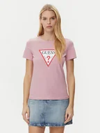 Koszulki i topy damskie - Guess T-Shirt W1YI1B I3Z14 Fioletowy Regular Fit - miniaturka - grafika 1
