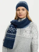 Czapki damskie - Guess Komplet czapka i komin W5PZ18 Z3LQ0 Granatowy - miniaturka - grafika 1