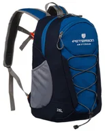 Plecaki - Turystyczny plecak Peterson sportowy trekkingowy górski lekki z gwizdkiem ratunkowym, niebieski - miniaturka - grafika 1
