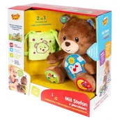 Zabawki interaktywne dla dzieci - Anek Interaktywny Miś Stefan z plecakiem - miniaturka - grafika 1