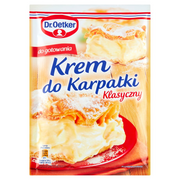 Ciasta i półprodukty do ciast - Dr. Oetker - Krem do karpatki klasyczny - miniaturka - grafika 1