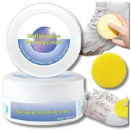 Środki do obuwia i ubrań - Pasta Do Czyszczenia Białych Butów Zestaw Pielęgnacji Obuwia 260g Aplikator - miniaturka - grafika 1