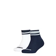 Skarpetki damskie - PUMA Clyde Quarter skarpety dziecięce, uniseks, niebieski/biały, 34 - miniaturka - grafika 1