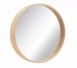 Lustro Okrągłe Drewniane Skandynawskie 50 Cm Naturalne Bd Art - Lustra Lustro Okrągłe Drewniane Skandynawskie 50 Cm Naturalne Bd Art - Lustra - miniaturka - grafika 1