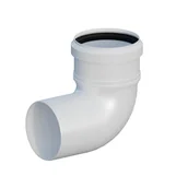 Akcesoria kominkowe - Kolano do systemów kominowych PP 87° DN60mm z uszczelką [EPDM] ONNLINE - miniaturka - grafika 1