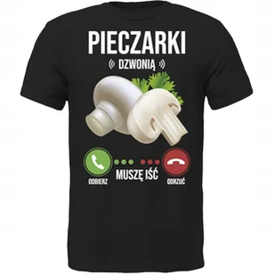 KOSZULKA PIECZARKI DZWONIĄ MUSZĘ IŚĆ SUPER PREZENT - Koszulki męskie - miniaturka - grafika 1