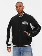 Kurtki męskie - Tommy Jeans Kurtka bomber Tjm Wool Varsity Bomber DM0DM17884 Czarny Regular Fit - miniaturka - grafika 1
