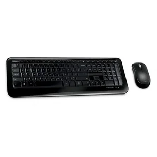 Microsoft Keyboard and mouse 850 with AES PY9-00015 Wireless, Wireless, Keyboard layout EN/RU, USB, Black, No, Wireless connecti - Zestawy myszka + klawiatura - miniaturka - grafika 1