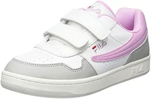 FILA Unisex Arcade Velcro dziecięce buty typu sneaker, Saszetka White Lilac, 33 EU - Torby męskie - miniaturka - grafika 1
