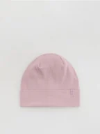 Czapki damskie - Reserved - Bawełniana czapka - brudny róż - miniaturka - grafika 1