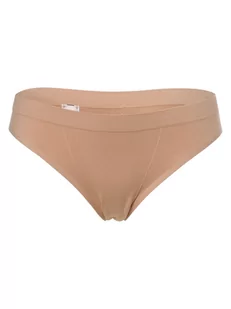 Calvin Klein - Slipy damskie, beżowy - Majtki damskie - miniaturka - grafika 1