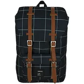 Plecaki - Grafoplás 37502010 Unequal Grid plecak z paskami, czarny, 30 x 47 x 17 cm - miniaturka - grafika 1